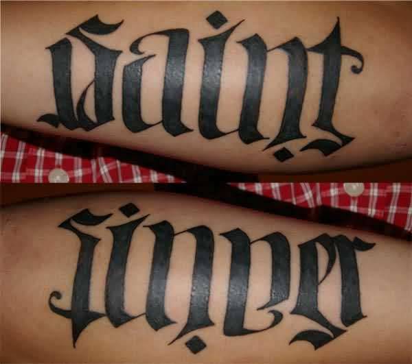Ambigram Tattoo Defined - TattooGlee | Ambigram tattoo, Ambigram,  Meaningful tattoo quotes